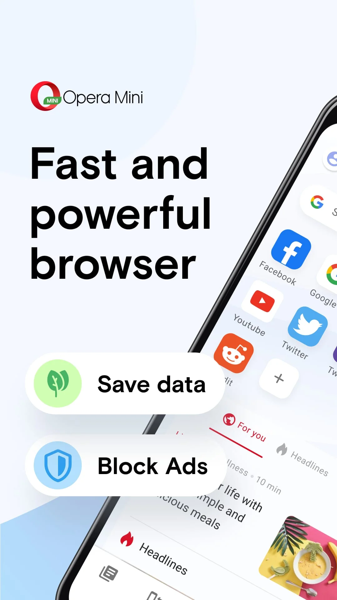 Opera Mini browser beta Screenshot 1