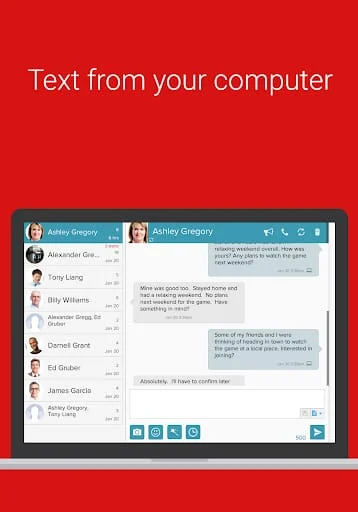 Send SMS/MMS Messages from PC Screenshot 2