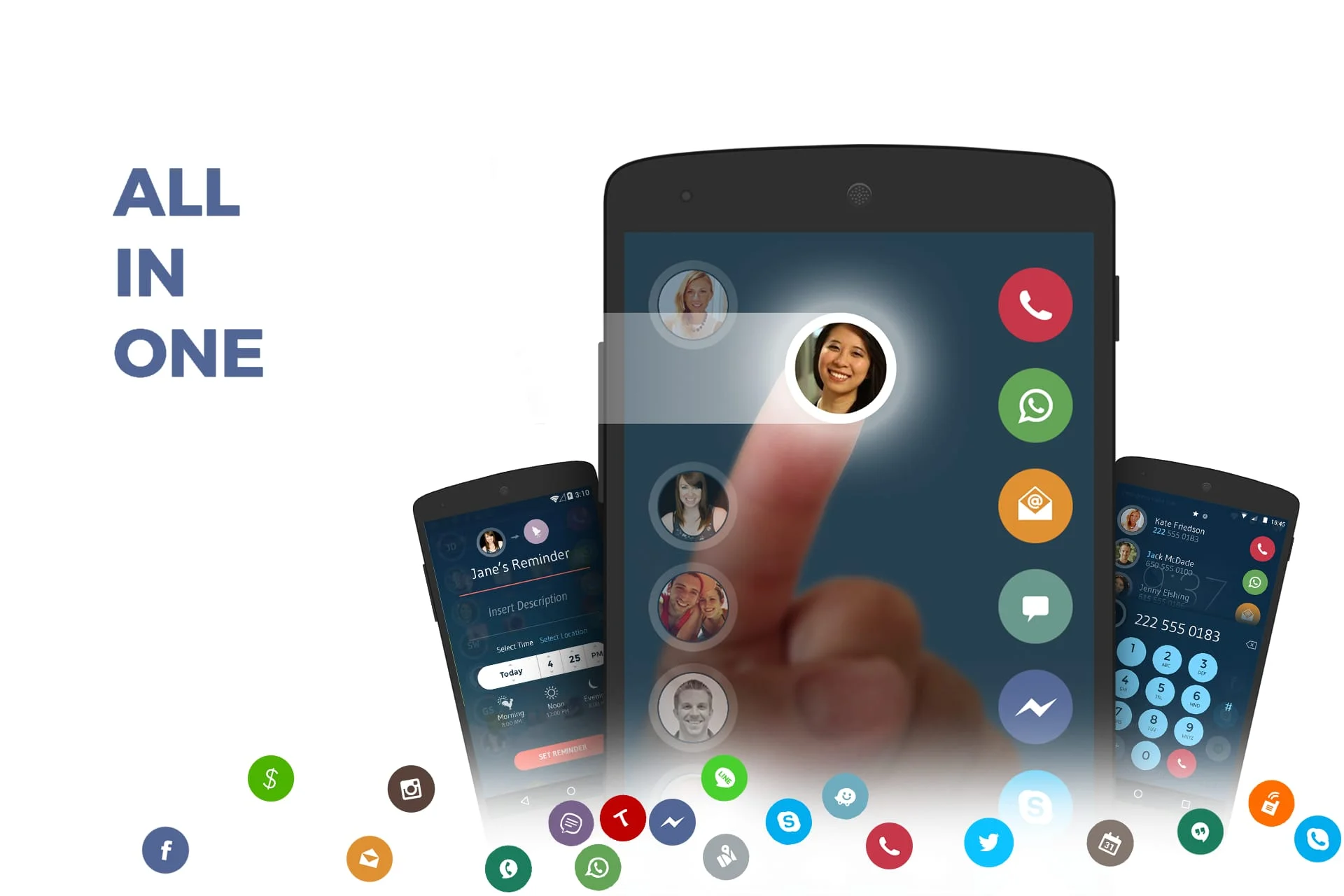 Phone Dialer & Contacts: drupe Screenshot 1