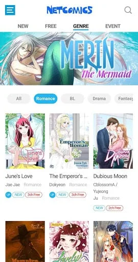 NETCOMICS - Webtoon & Manga Screenshot 4