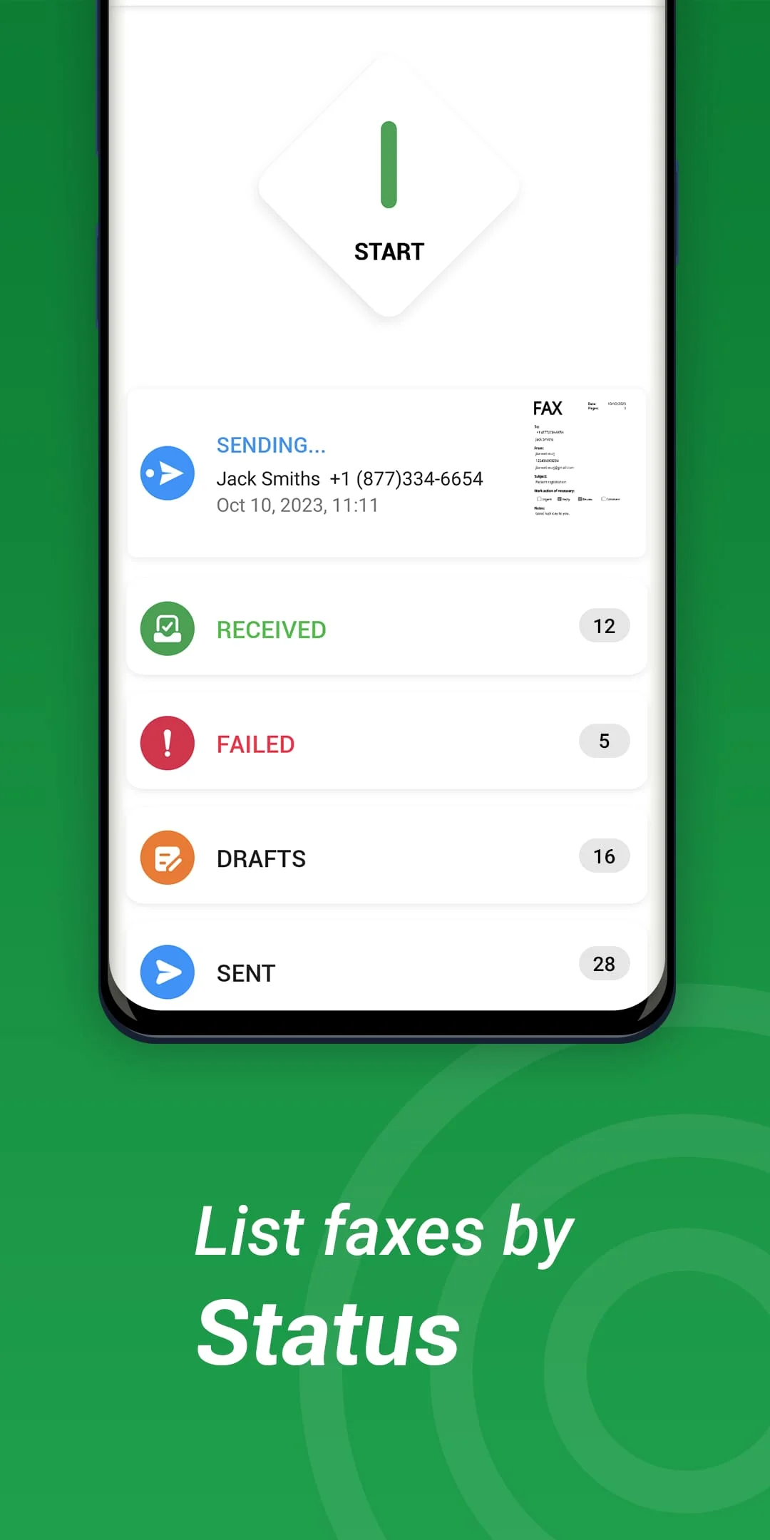 Tiny Fax - Send Fax from Phone Screenshot 2