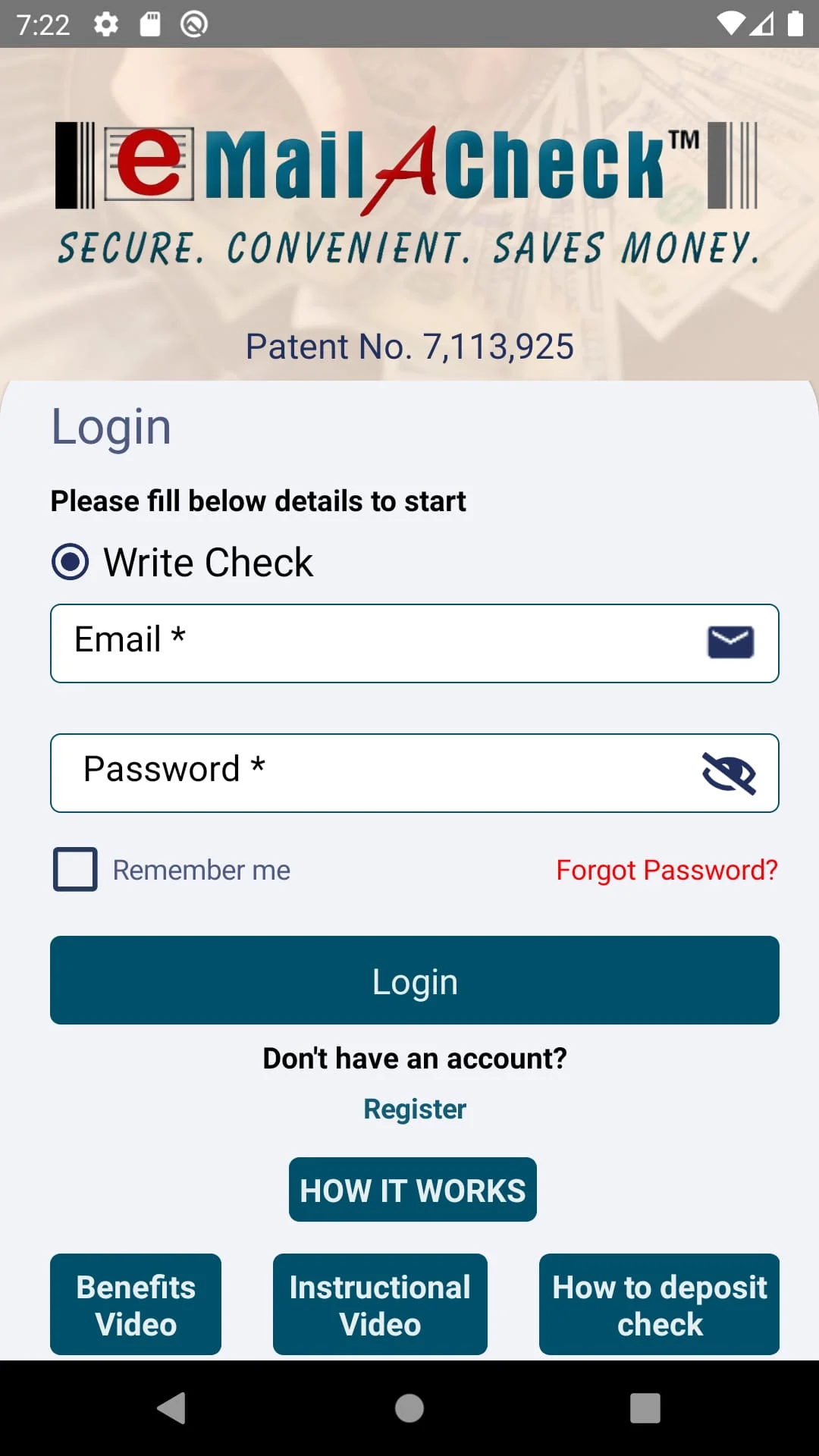 eMailACheck Screenshot 1