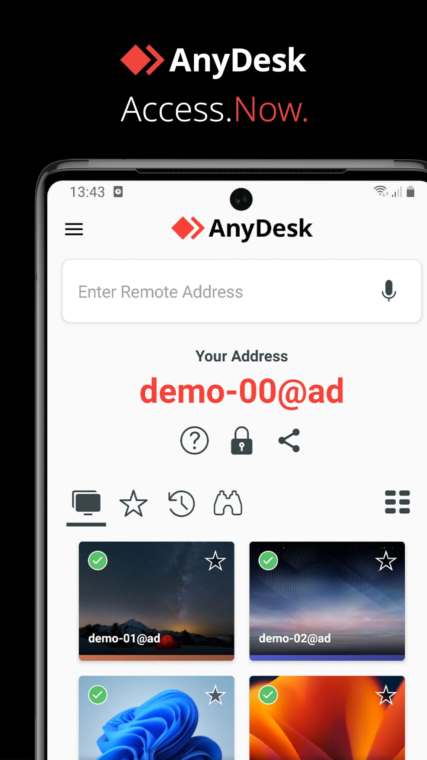 AnyDesk Remote Desktop Screenshot 1