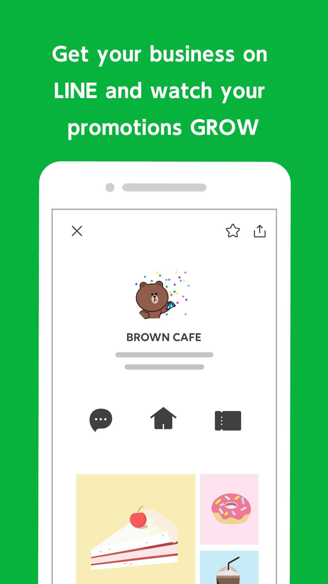 LINE Official Account Screenshot 1