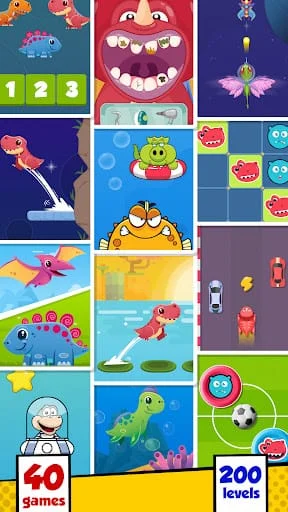 Dinosaur games - Kids game Screenshot 1