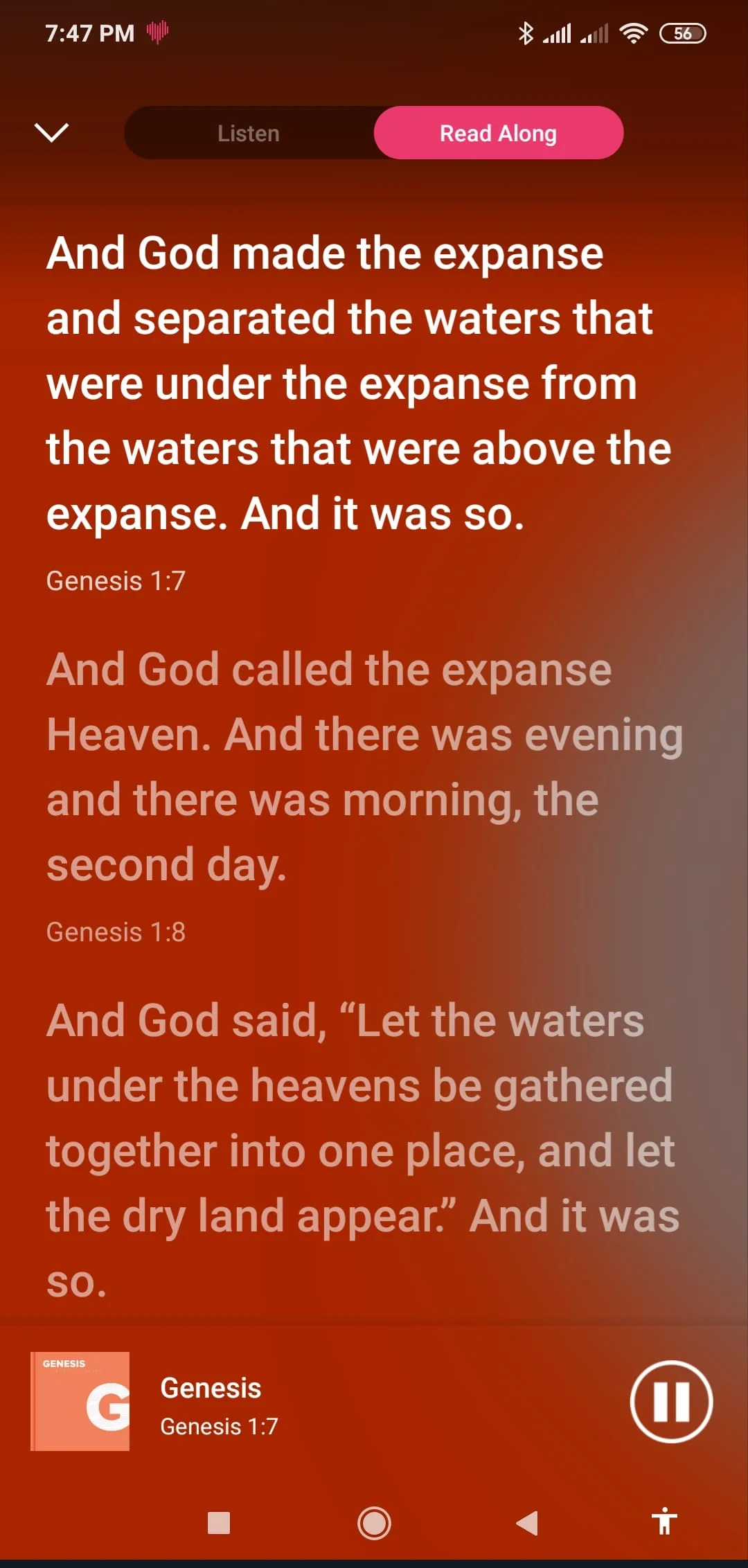 Dwell: Audio Bible Screenshot 4