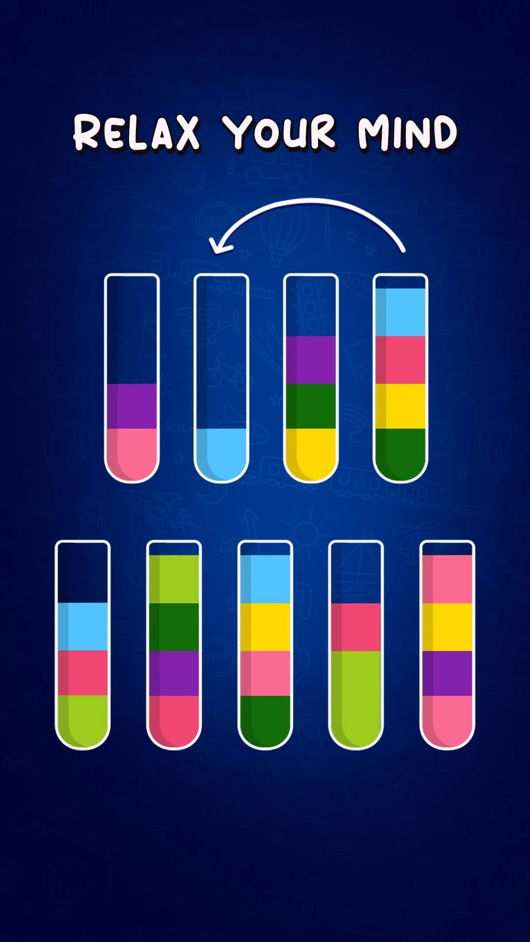Water Sorting: Color Games Screenshot 2