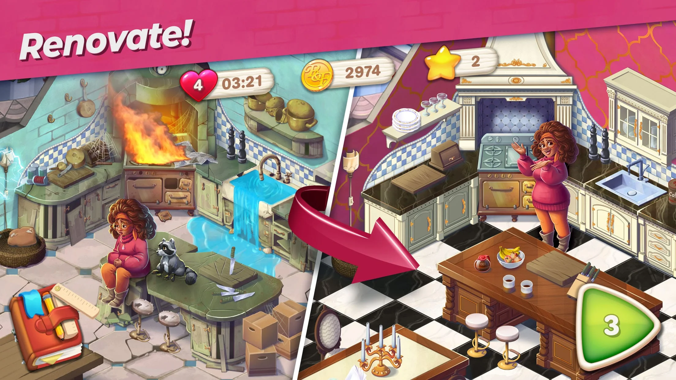 Penny & Flo: Home Renovation Screenshot 2
