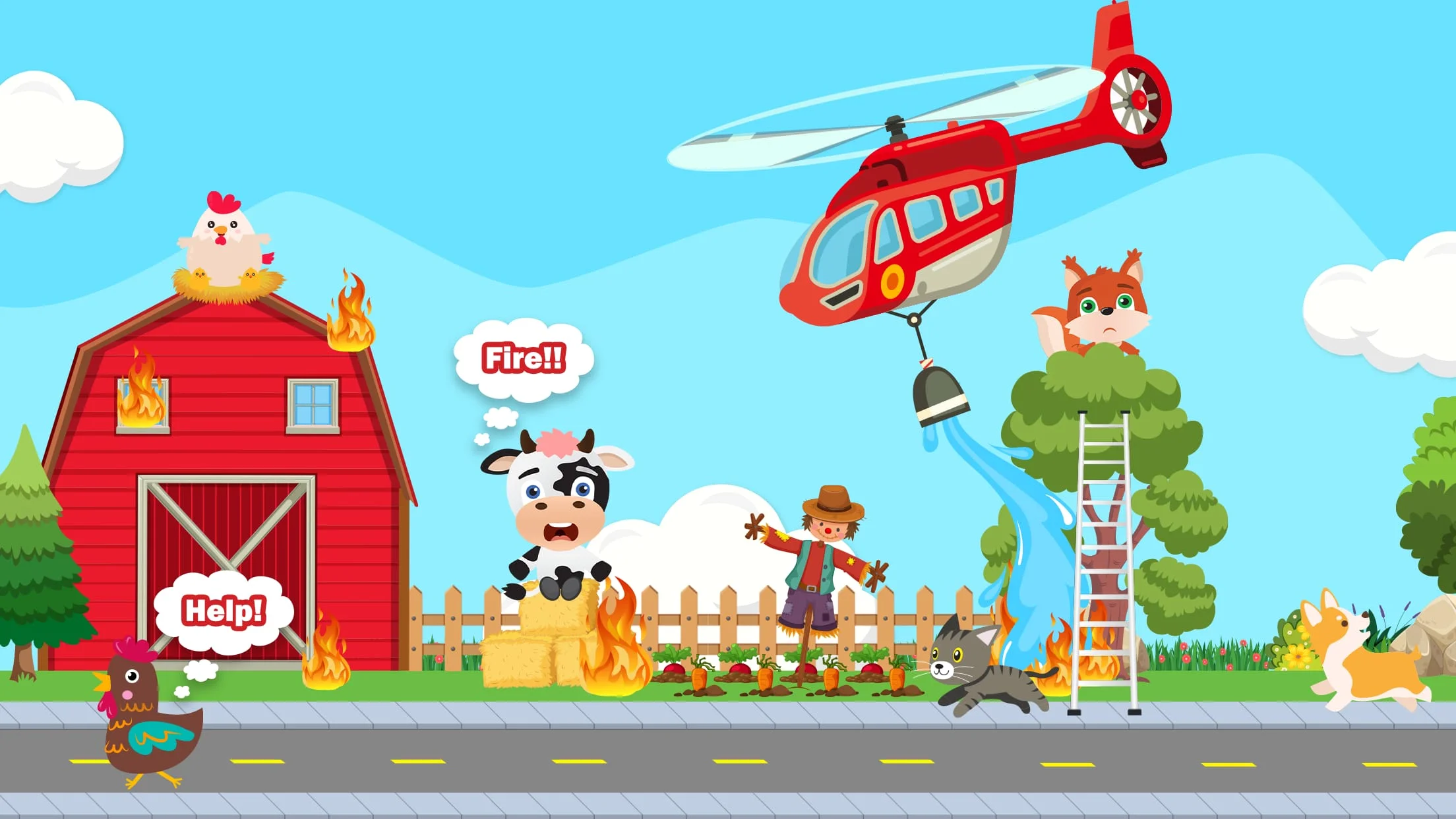 Fireman for Kids - Fire Truck Screenshot 4