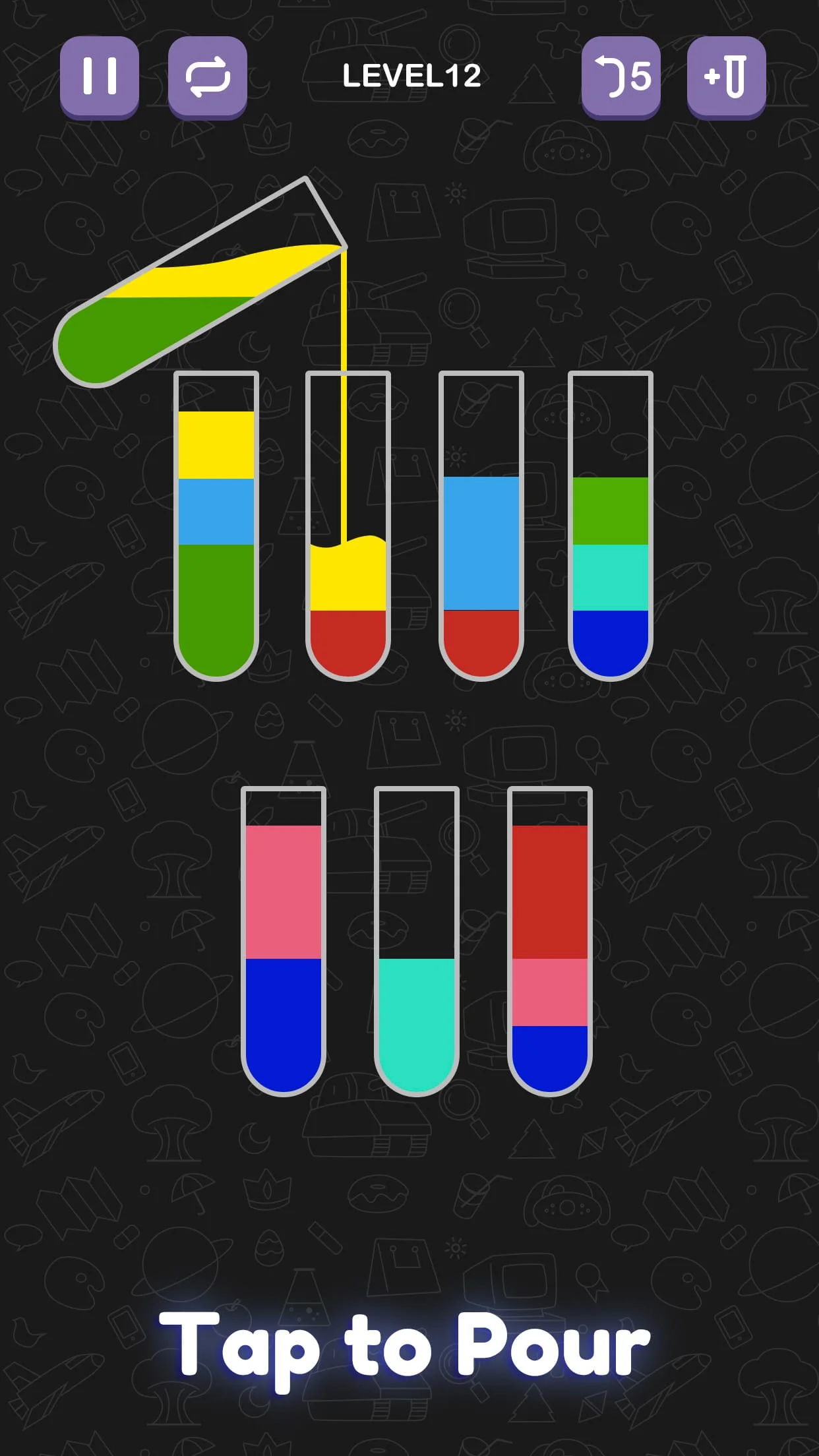 Water Sort Puzzle - Sort Color Screenshot 1