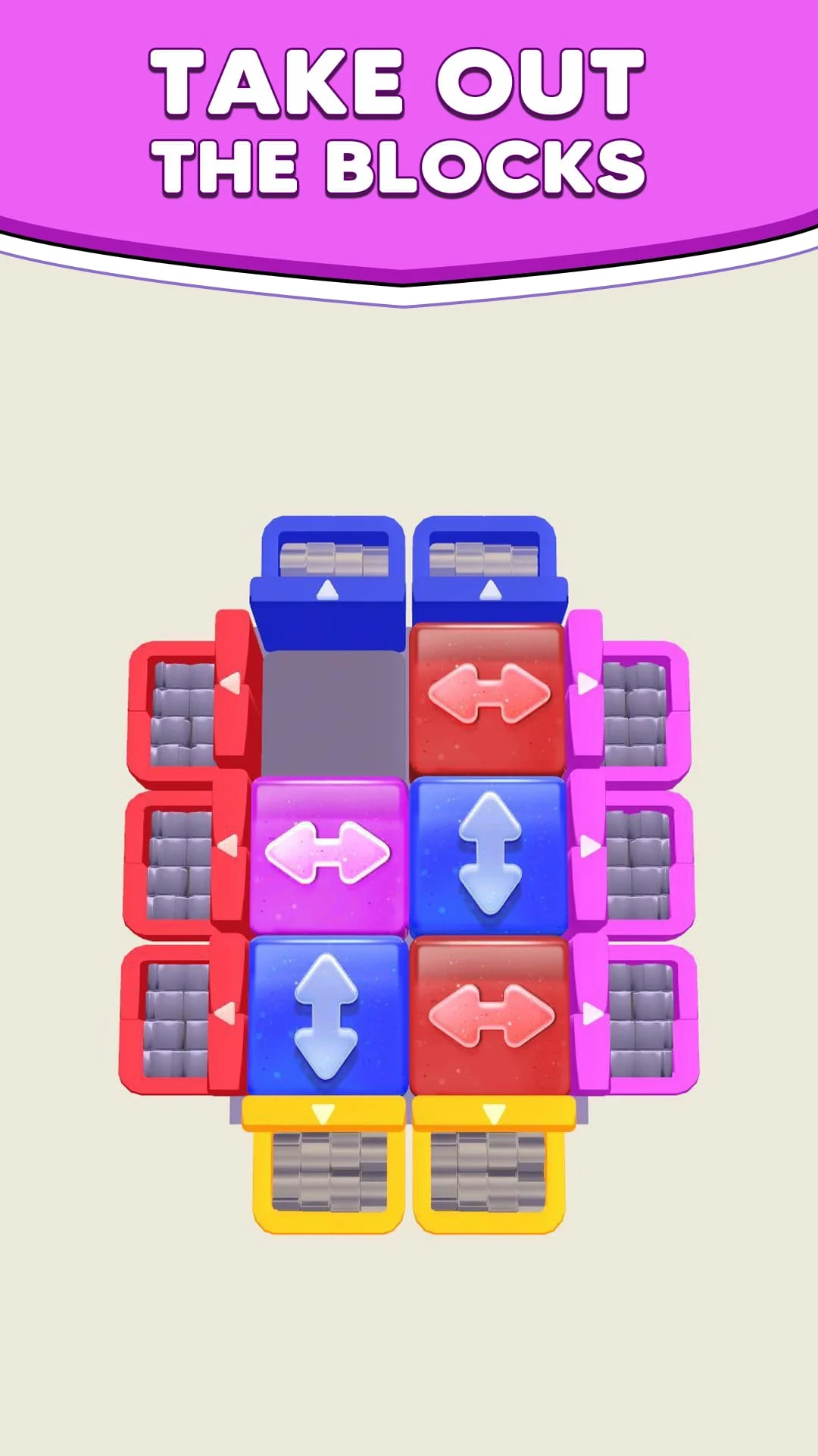 Color Blocks 3D: Slide Puzzle Screenshot 1
