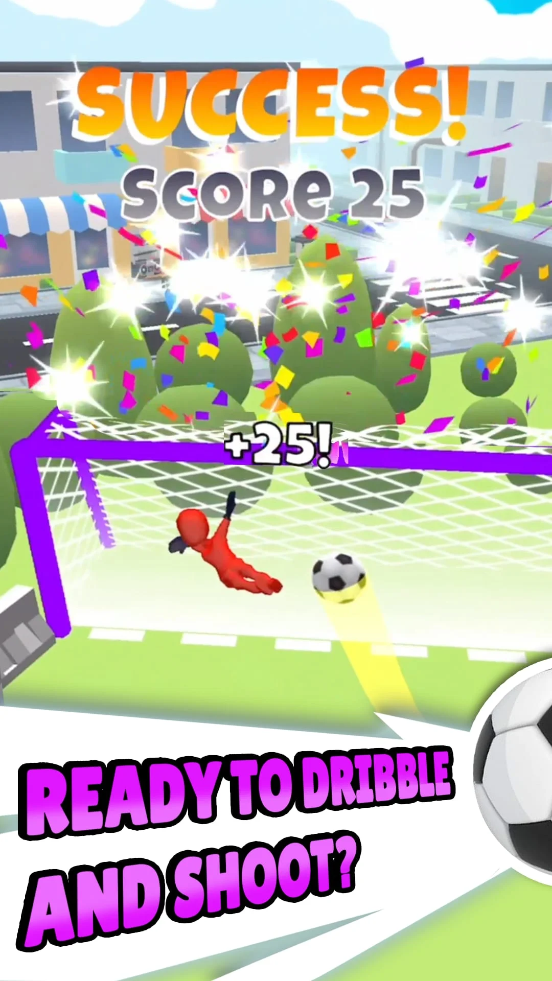 Crazy Kick! Fun Football game Screenshot 2