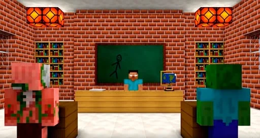 Monster School Mod for MCPE Screenshot 1