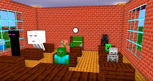Monster School Mod for MCPE Screenshot 3