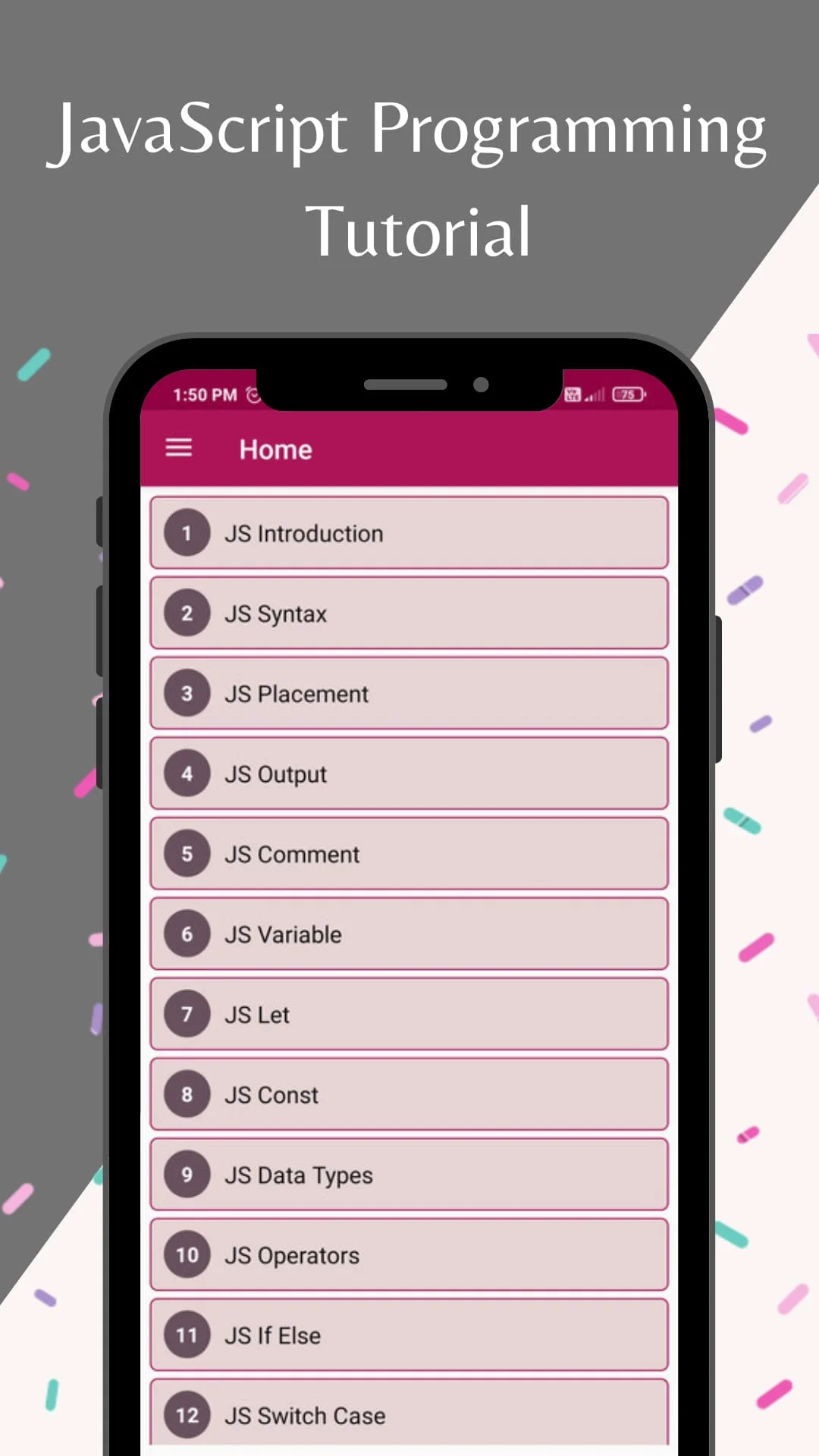 JavaScript Screenshot 1