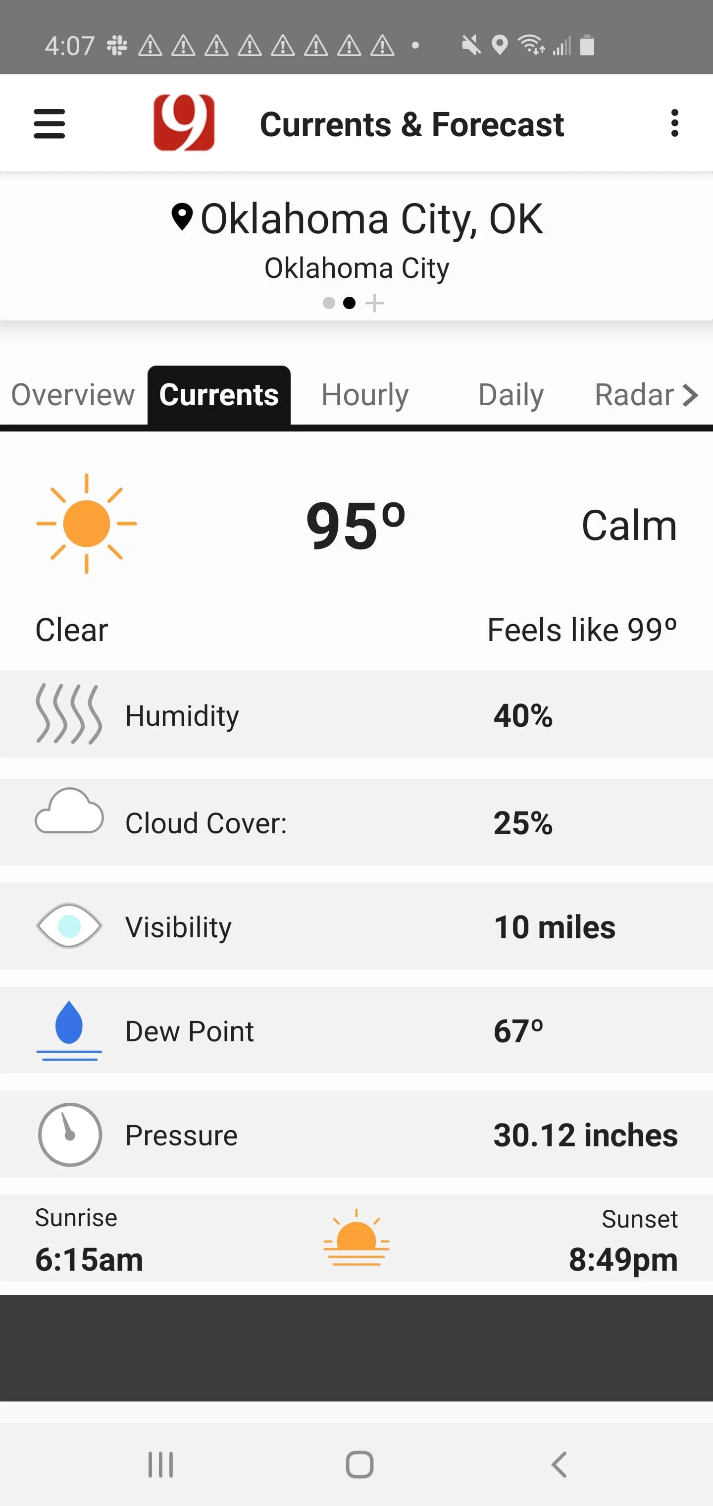 News 9 Weather Screenshot 3