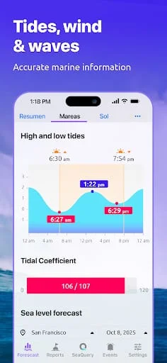 Nautide: Tides, Wind, Waves + Screenshot 3