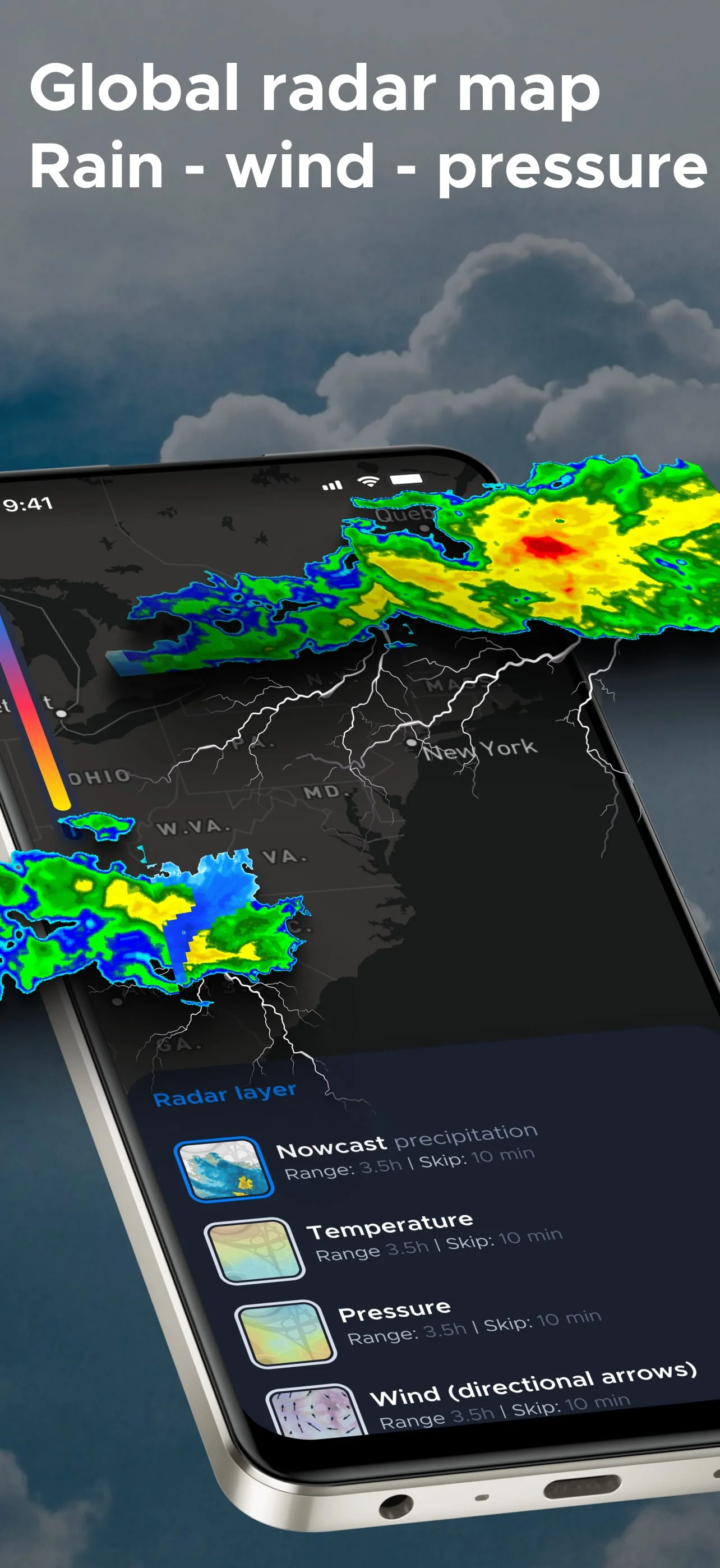 Overdrop: Weather today, radar Screenshot 4