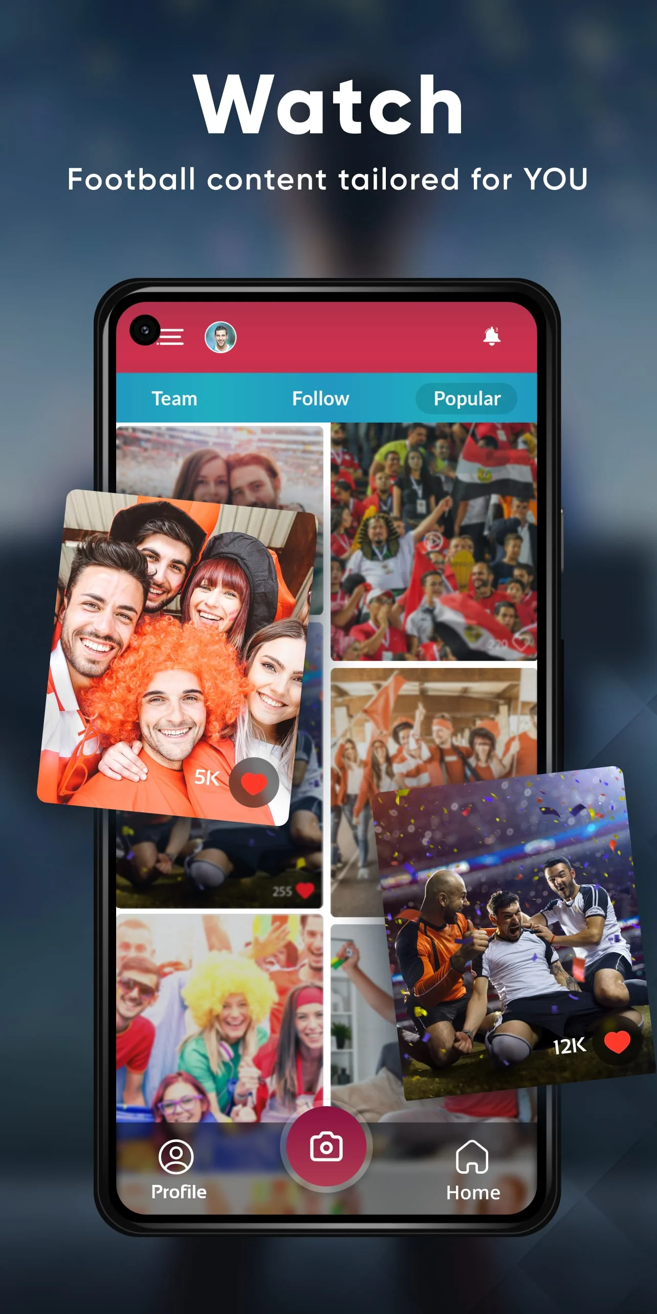 Fanera: Share Football and Win Screenshot 2
