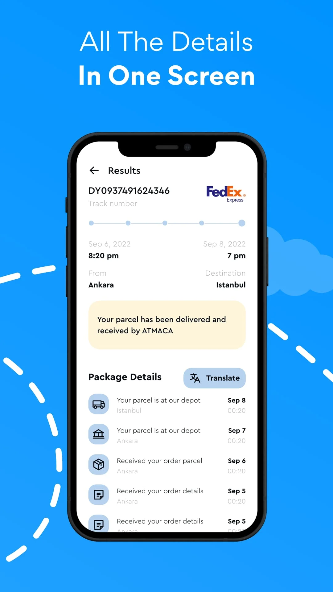 Package Tracker, Flight Radar Screenshot 3