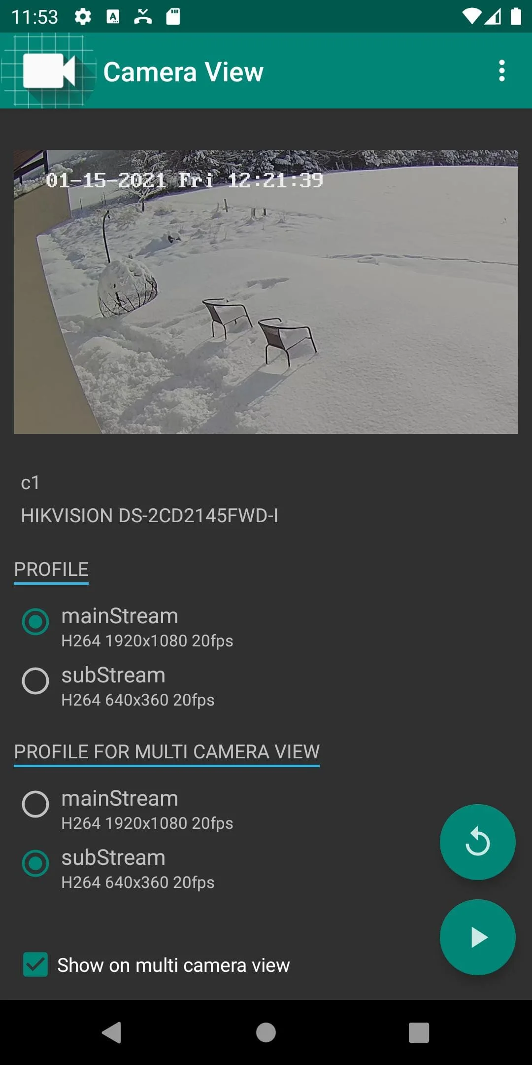 IP Camera Viewer Screenshot 4