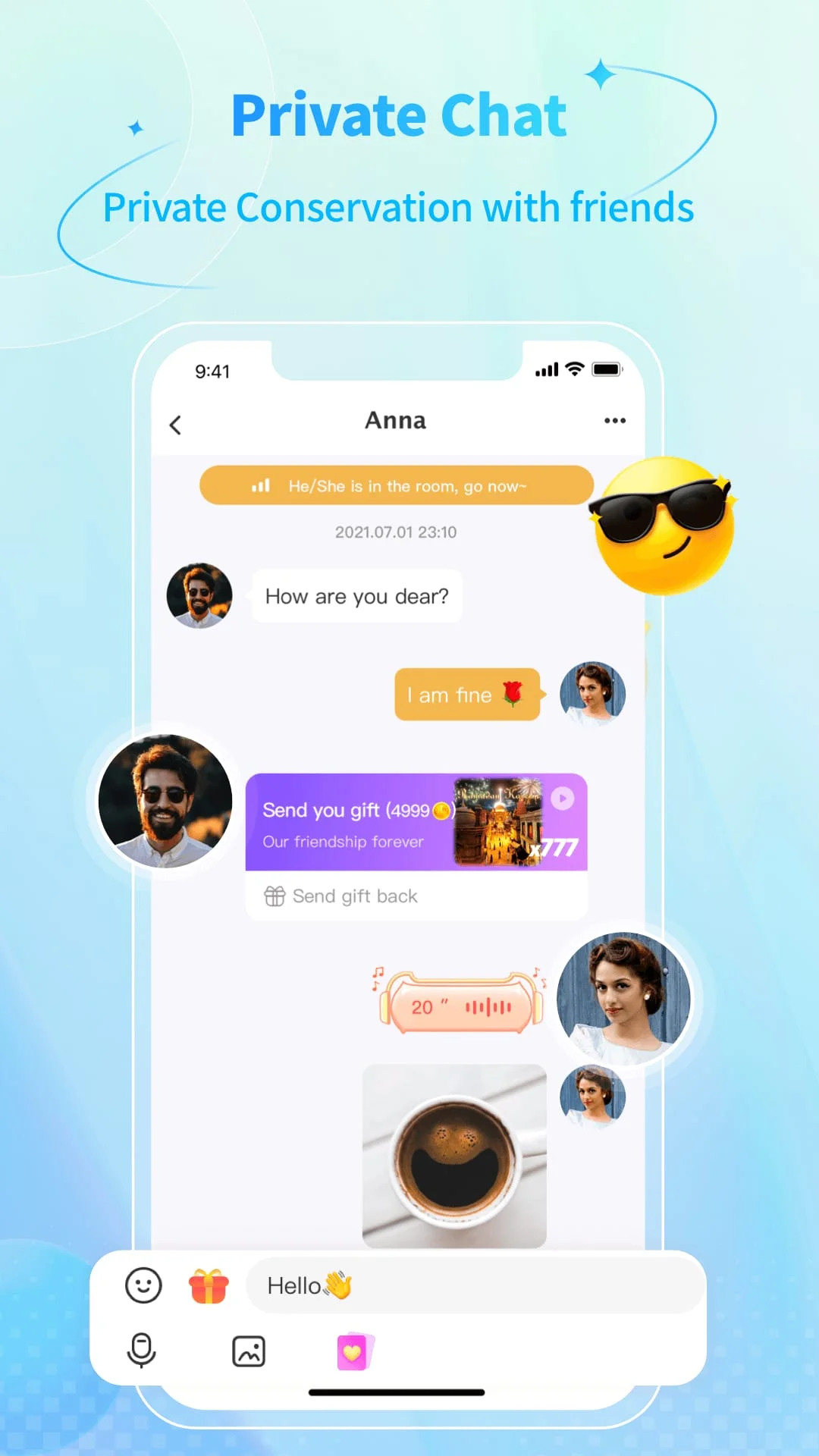 Beela Chat - Voice Room Screenshot 3