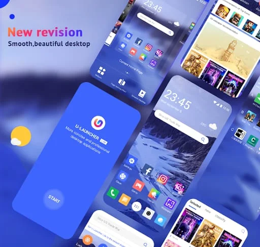 U Launcher Lite-Hide apps Screenshot 1