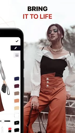 Fashion Design Sketches Book Screenshot 2