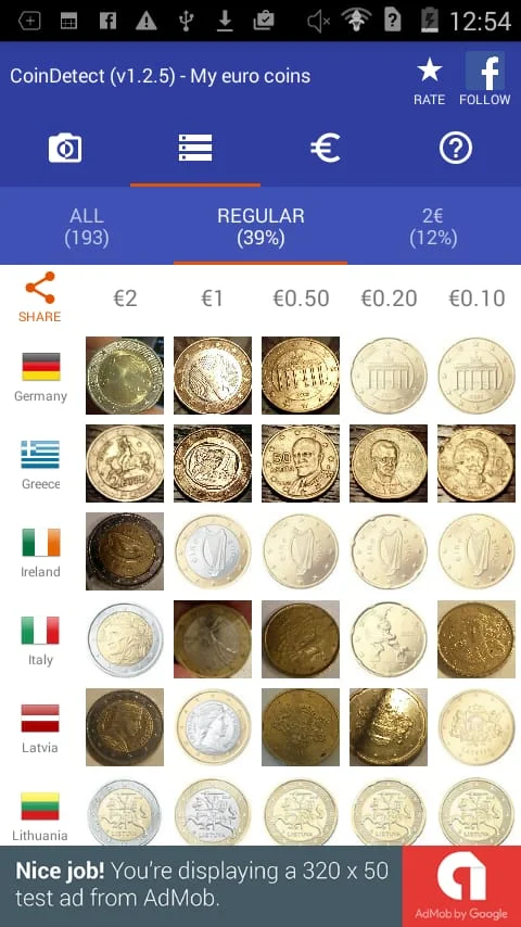 CoinDetect for euro collectors Screenshot 3