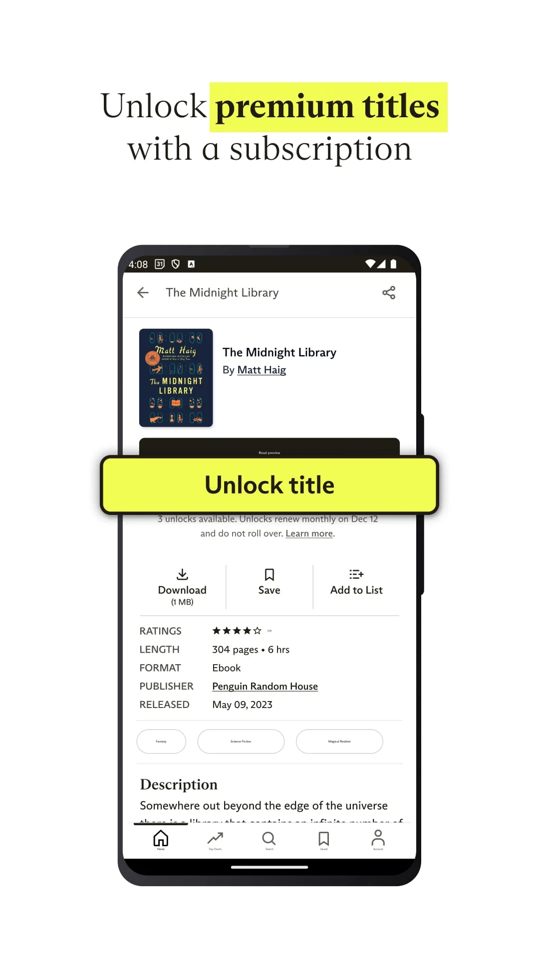 Everand: Ebooks and audiobooks Screenshot 4