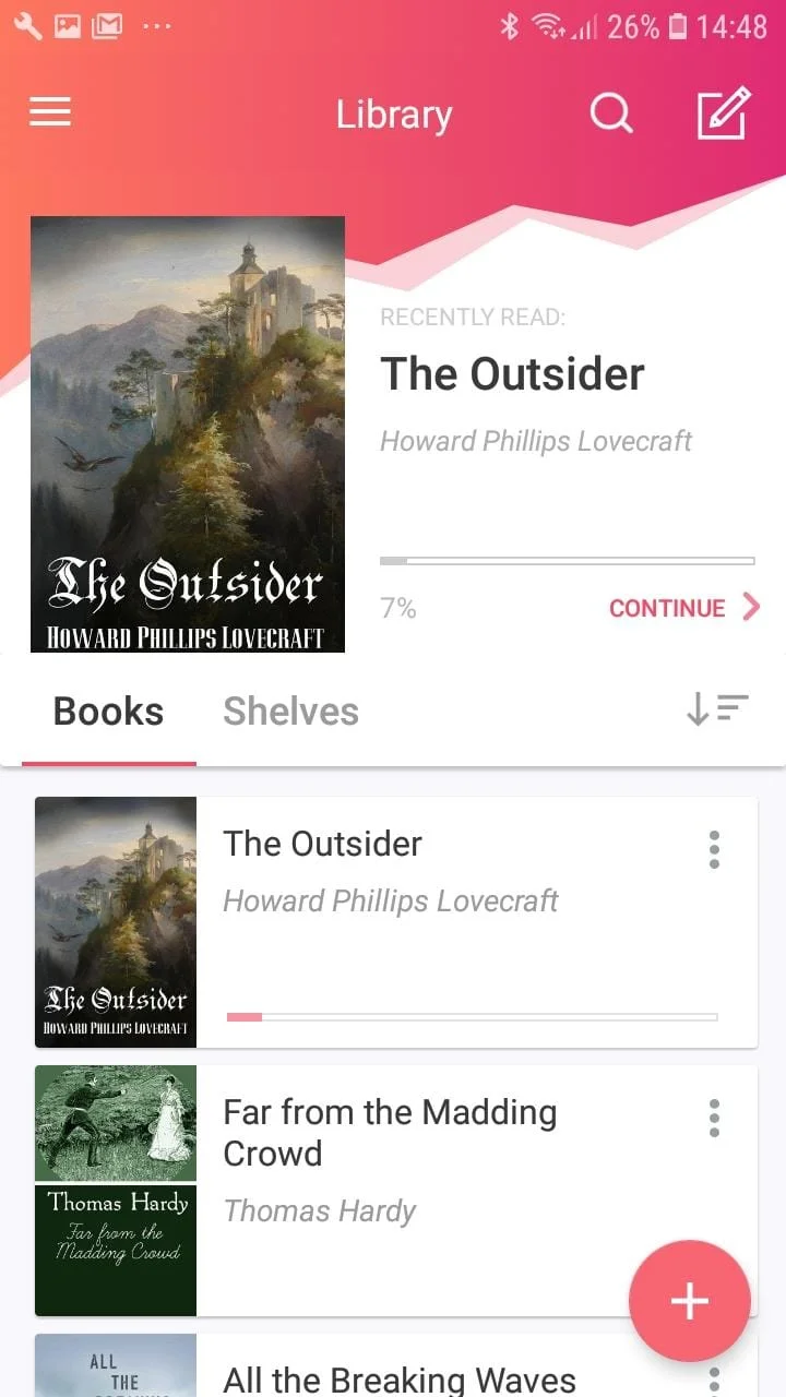 eBoox: ePub PDF e-book Reader Screenshot 1