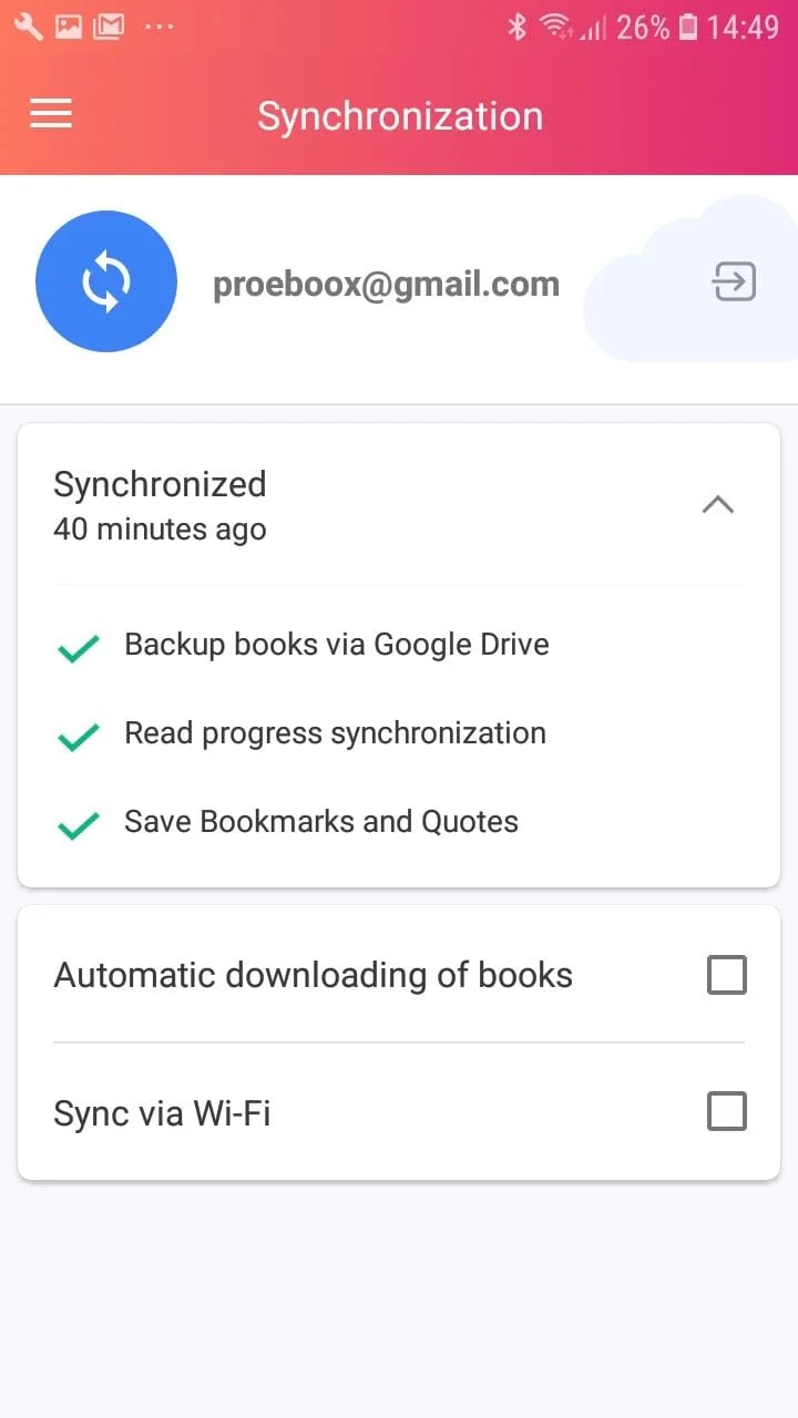 eBoox: ePub PDF e-book Reader Screenshot 2