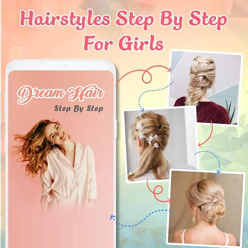 Hairstyles step by step Screenshot 1