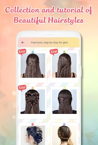 Hairstyles step by step Screenshot 2