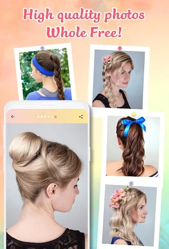 Hairstyles step by step Screenshot 4