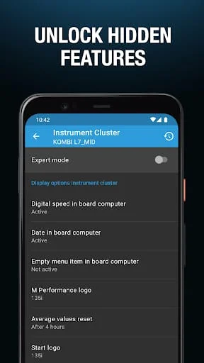 BimmerCode for BMW and MINI Screenshot 2
