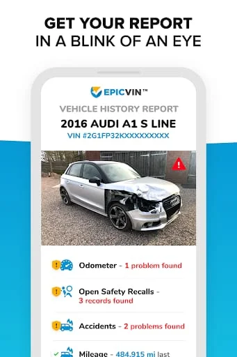 EpicVIN Vehicle History Report Screenshot 2