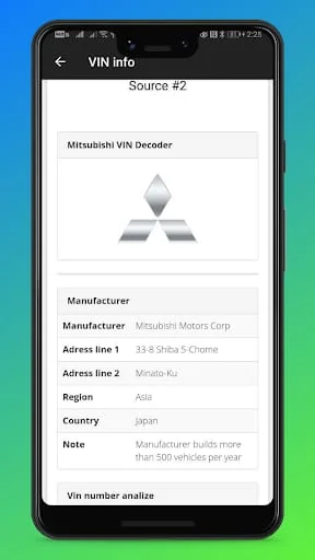 VIN info - free vin decoder fo Screenshot 2
