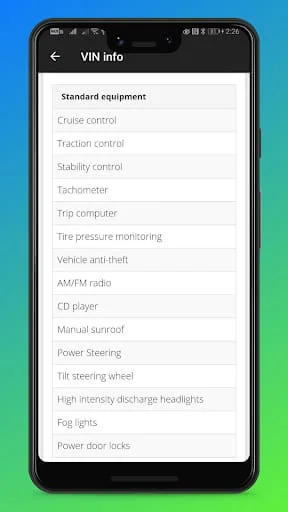 VIN info - free vin decoder fo Screenshot 4