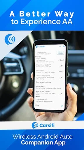 Carsifi Wireless Android Auto Screenshot 1