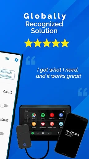 Carsifi Wireless Android Auto Screenshot 3