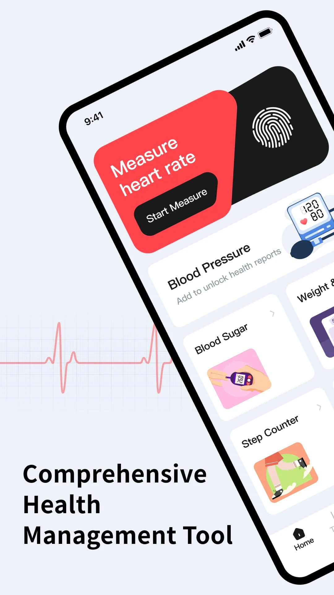 Heart Rate Health & BP Monitor Screenshot 1
