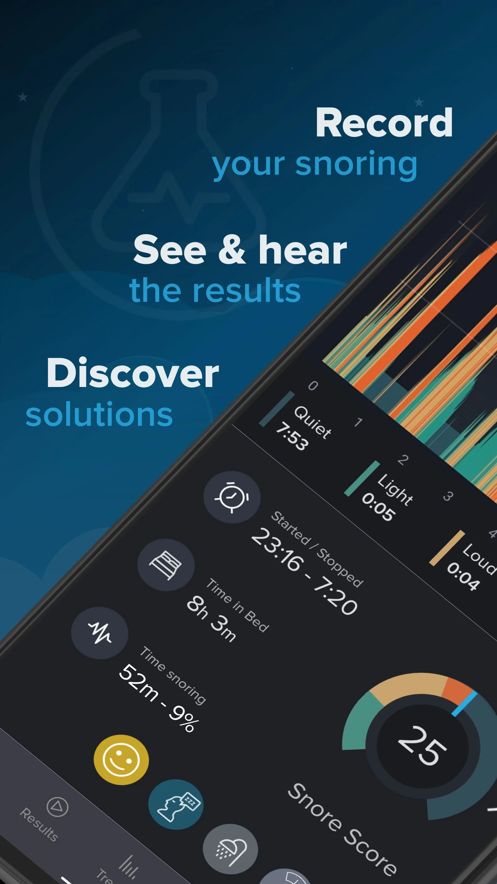 SnoreLab : Record Your Snoring Screenshot 1