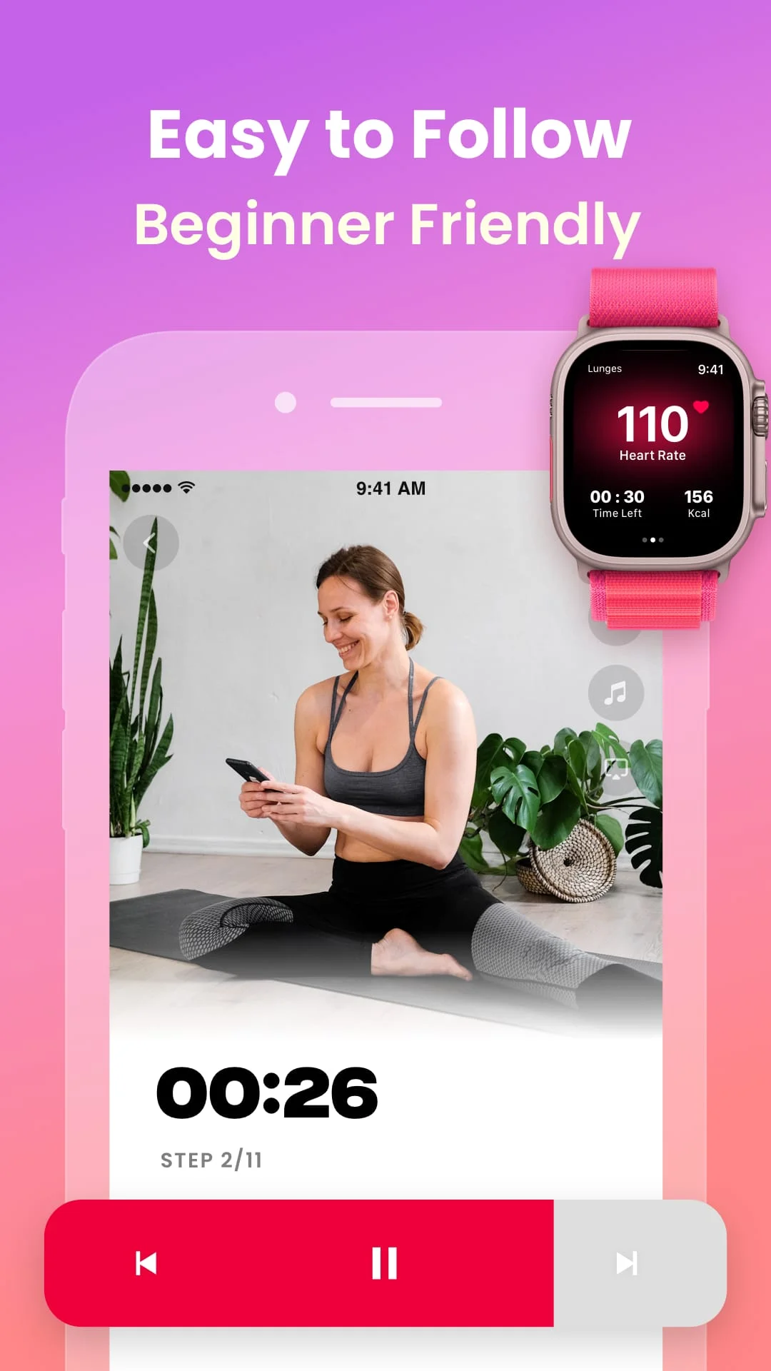 JustFit - Lazy Workout Screenshot 2