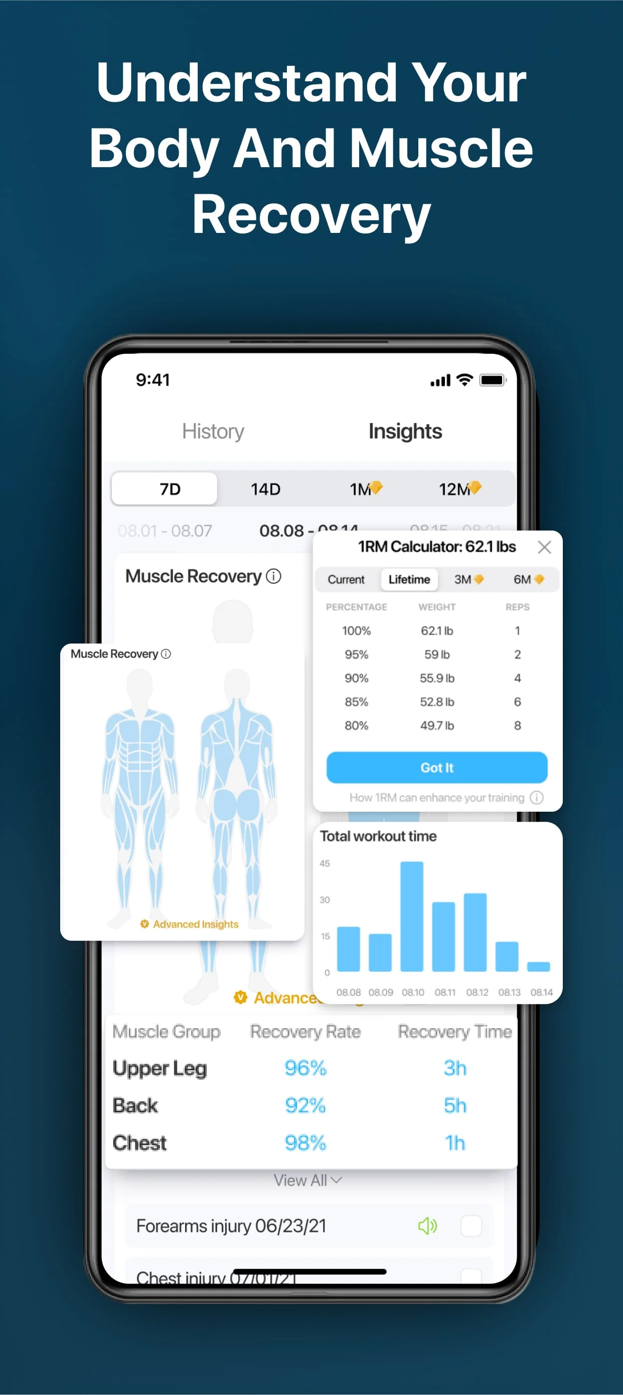 JEFIT Gym Workout Plan Tracker Screenshot 3