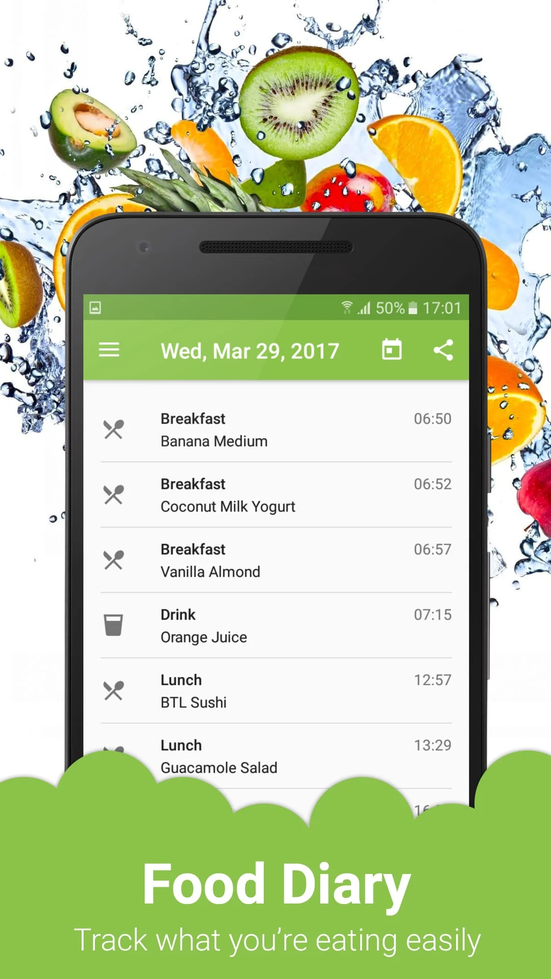 Food Diary Screenshot 1