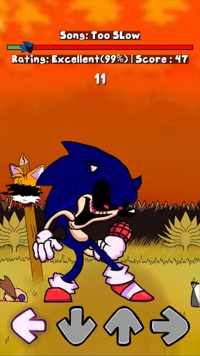 Horror Sonik.EXE FNF Mod Test Screenshot 1