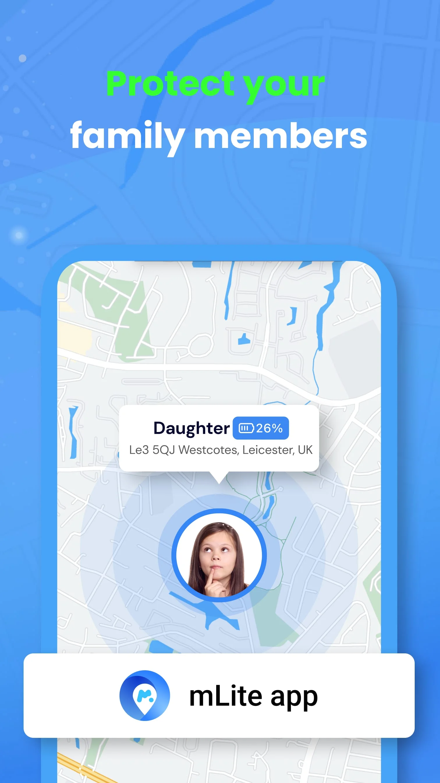 mLite - GPS Location Tracker Screenshot 1