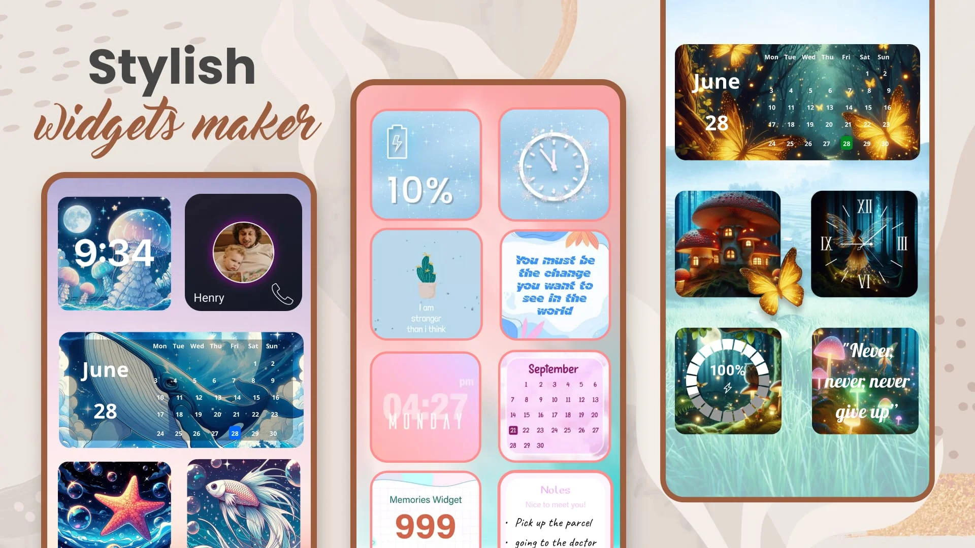 Widget 2025: Aesthetic Widgets Screenshot 1