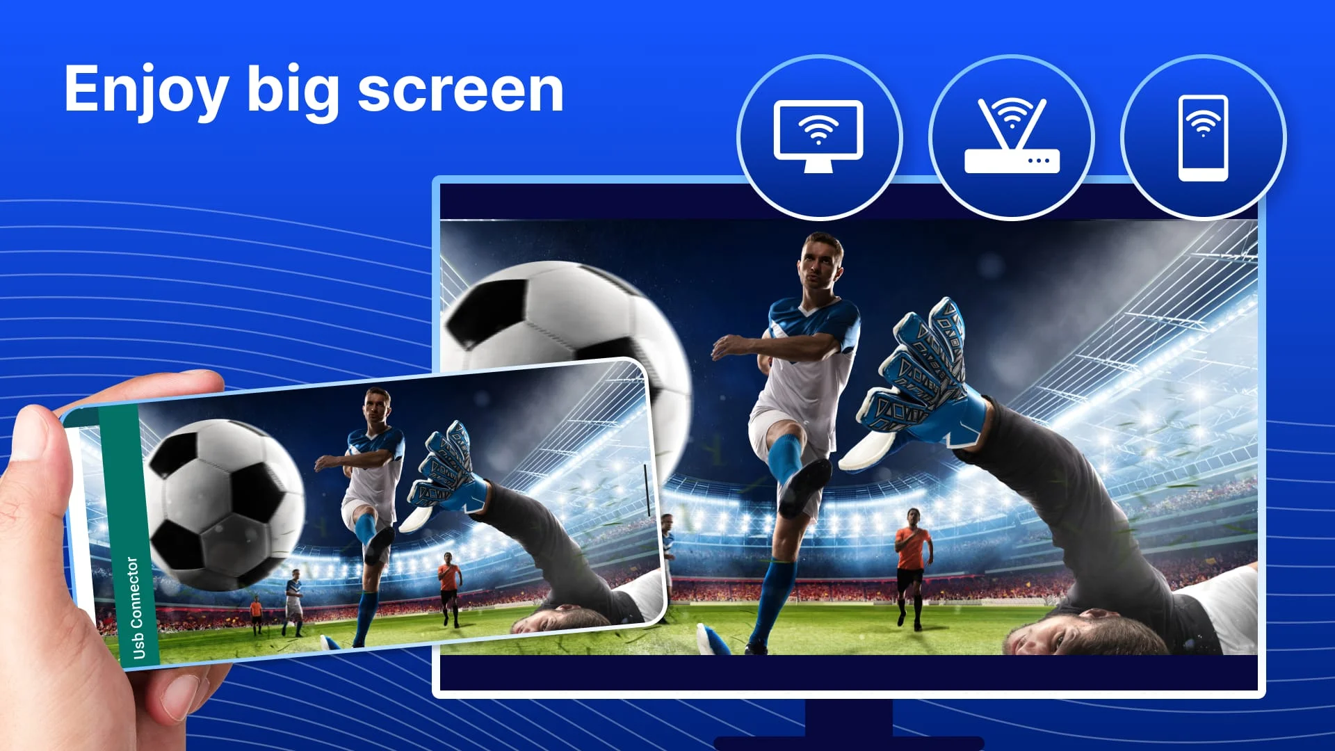 USB Screen Share - Phone to TV Screenshot 2